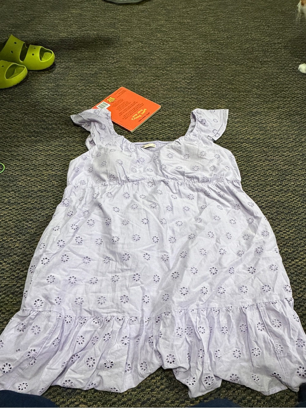 Woman’s Lavender Eyelet Sundress